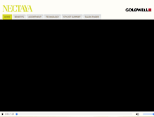 Tablet Screenshot of nectaya.goldwell.com