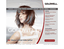 Tablet Screenshot of goldwell.ee