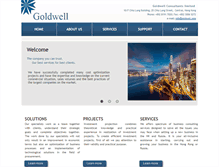 Tablet Screenshot of goldwell.asia