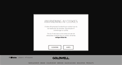 Desktop Screenshot of goldwell.se