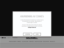 Tablet Screenshot of goldwell.se